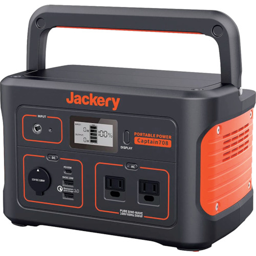 【TRUSCO】Ｊａｃｋｅｒｙ　ポータブル電源　７０８